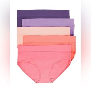 Felina‎ Pima Cotton Underwear Hipster 5-Pack Tahitian Treat Small